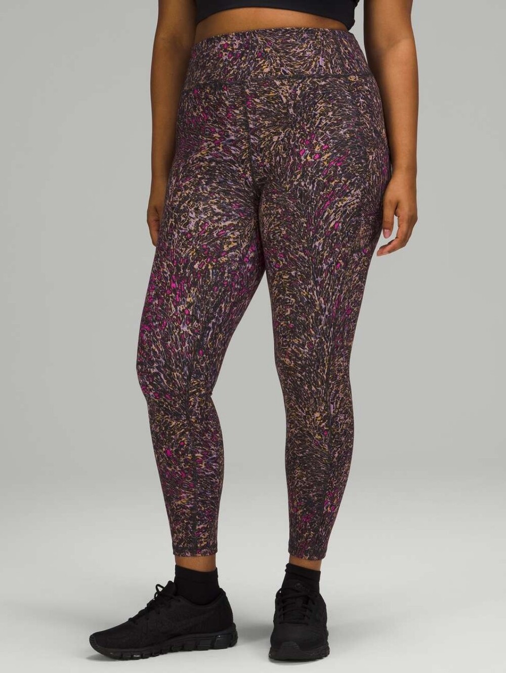 Lululemon Invigorate High-Rise Tight 25" w/ Pockets in Topography Multi Leopard